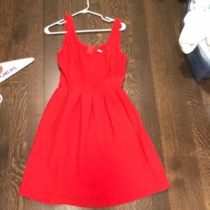 Banana republic red tank dress size 4